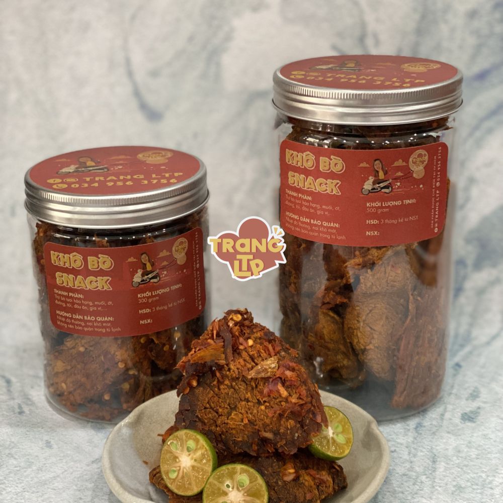 Khô bò snack